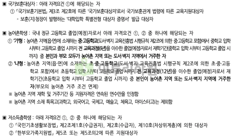 출처 : 2024학년도 부산대학교 신입학생 입학전형 시행계획