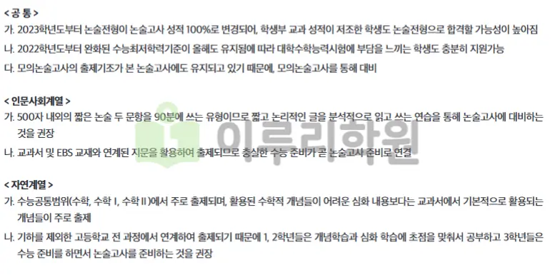 출처 : 덕성여자대학교 입학처 수시전형 중 논술전형