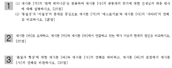 출처: 2025 이화여자대학교 논술고사 안내