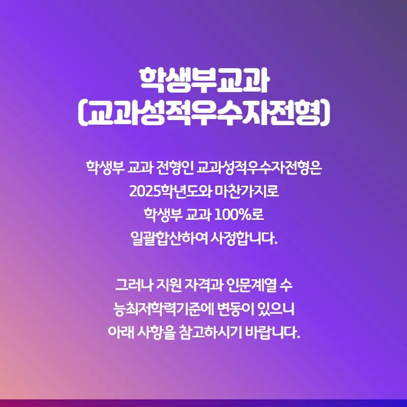[2026 국민대학교(국민대) 주요 입시 변경사항] 입결 인원, 입시전형, 정시모집, 수능최저까지!