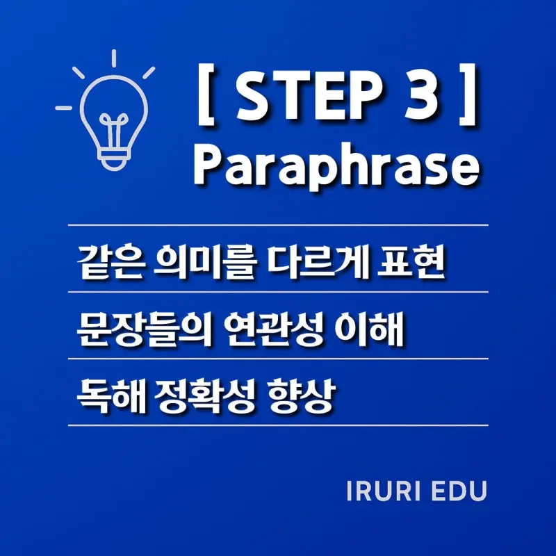 권동훈T 논리 독해 3원칙 - Step 3