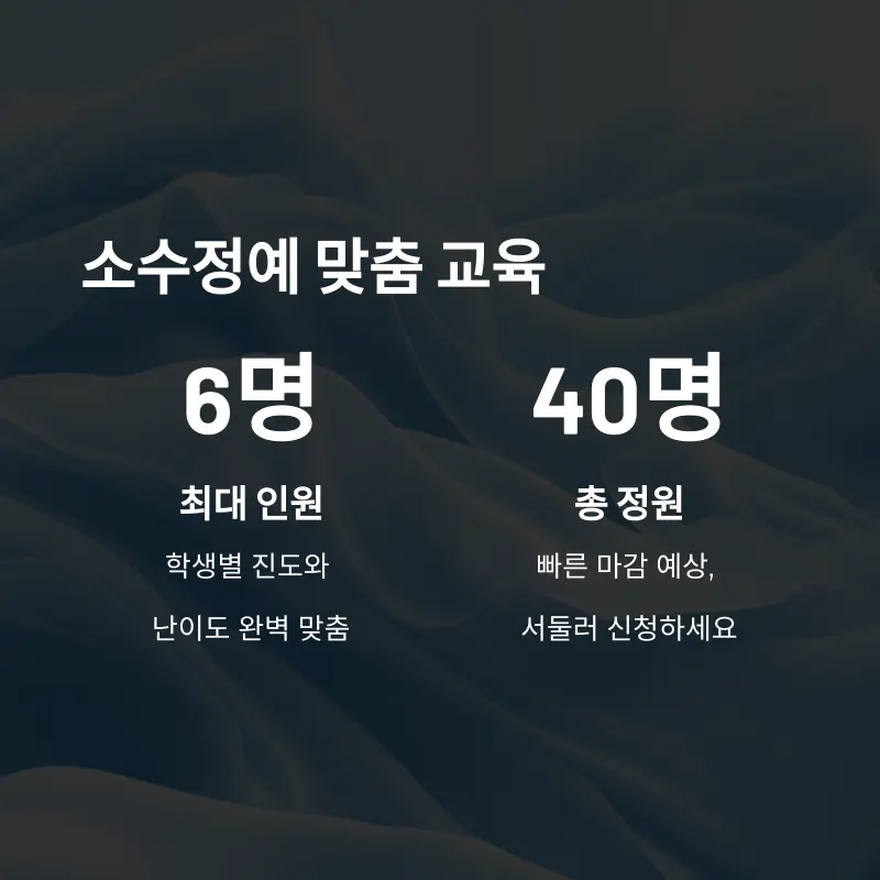 [2025 대치동 썸머스쿨 개강] / 써머스쿨 여름방학 특강