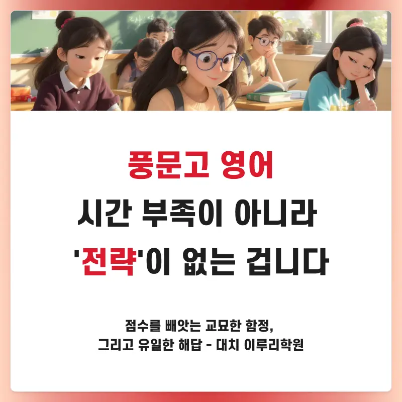 [풍문고 내신영어] 풍문고 영어 기말고사, 대치동 고등영어학원에서 [권동훈T]