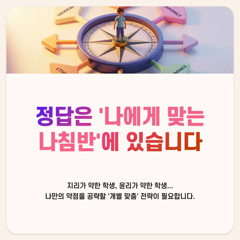 [예비고1 통합사회 특강] 생각하는 사회, 1등급 미리 잡기!