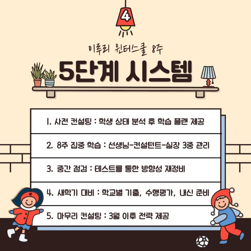 [예비고1 윈터스쿨] 8주의 흐름이 3년을 바꿉니다
