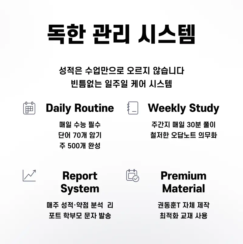 [영어 권동훈T] <Season 1 : 수능 영어의 시작> 2027 영어 1등급, '연간 로드맵' 완성 1월 개강