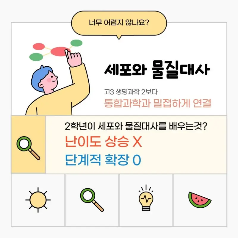 [대치동 과학학원] 경기여고 2학년 세포와 물질대사 대비 수업