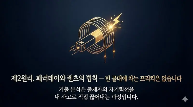 제2원리. 패러데이와 렌츠의 법칙 — 빈 골대에 차는 프리킥은 없습니다