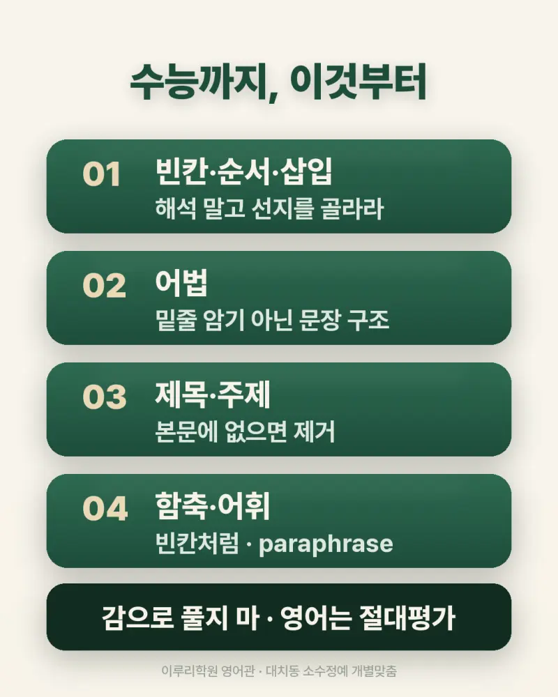 [대치동 영어학원] 2026 고3 7월 모의고사 영어 분석 — 교육청이라 쉽다는 착각 본문 이미지 5
