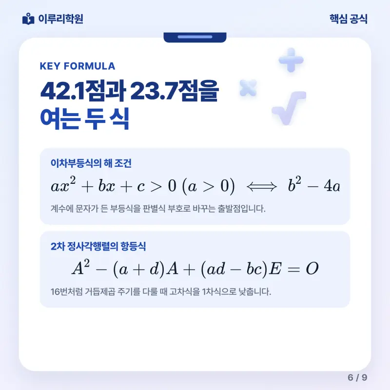 [대치동] 2026 청담고 1학년 1학기 기말고사 수학 분석 - 이루리학원 본문 이미지 6