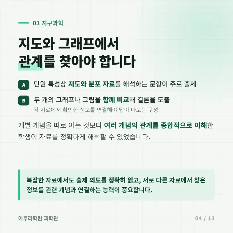 [대치동] 2026 중산고 1학년 1학기 통합과학 분석 - 이루리학원1학기 출제 경향과 2학기 대비 방향 본문 이미지 4