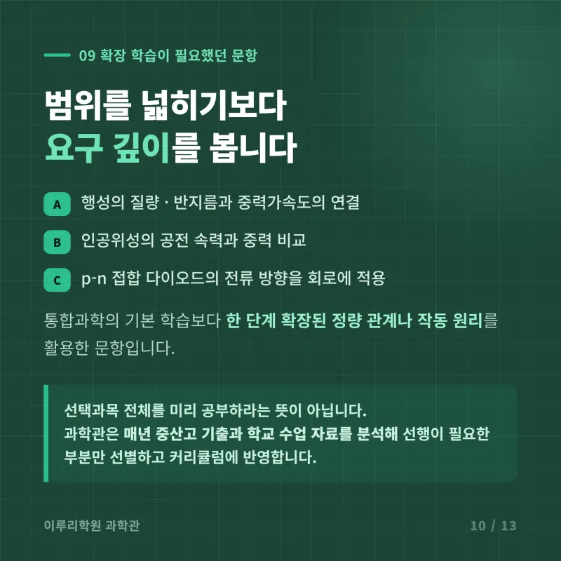 [대치동] 2026 중산고 1학년 1학기 통합과학 분석 - 이루리학원1학기 출제 경향과 2학기 대비 방향 본문 이미지 9