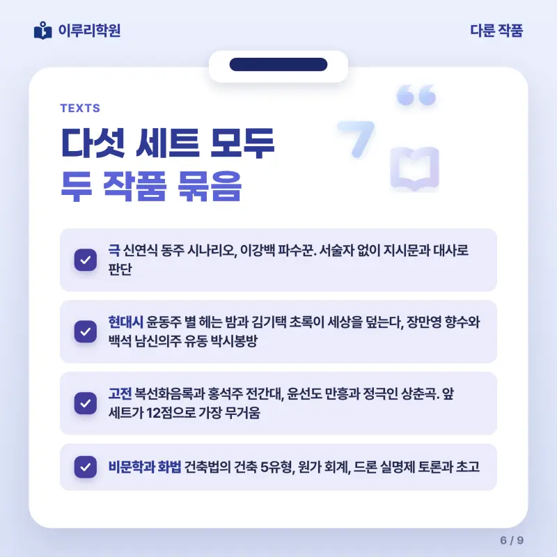 [대치동] 2026 한대부고 1학년 1학기 기말고사 공통국어1 분석 - 대치 국어 내신 이루리학원 본문 이미지 6