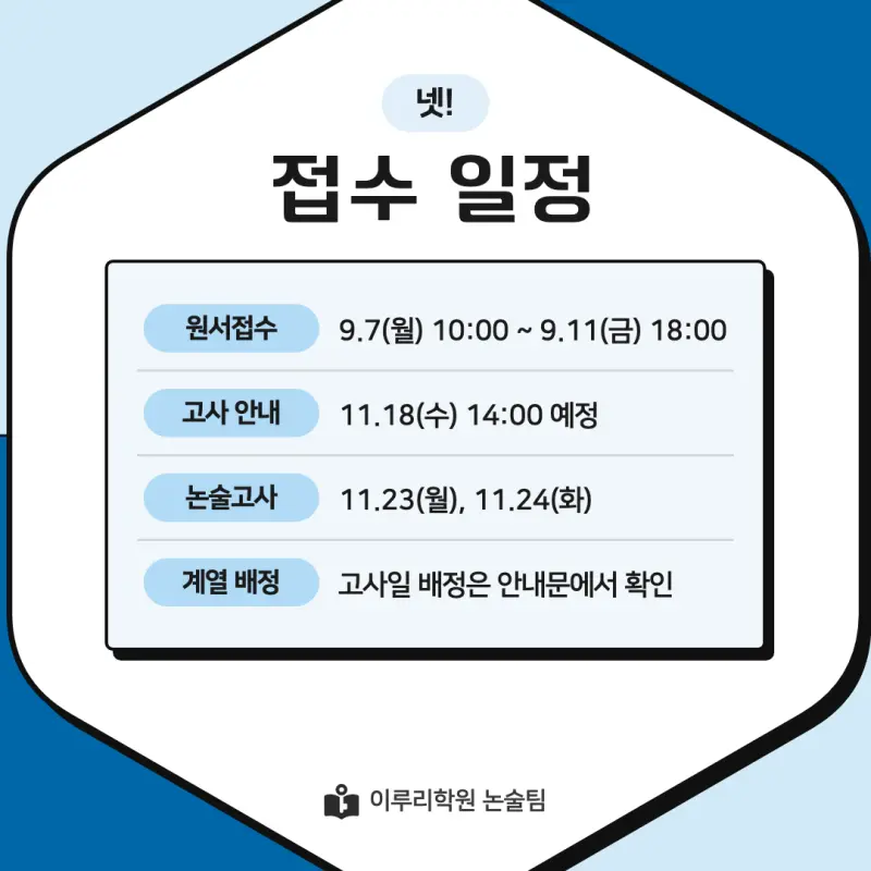 2027 삼육대학교(삼육대) 약술논술(약술국어, 약술수학) 모집요강 및 출제 특성 - 대치동 이루리학원 본문 이미지 7