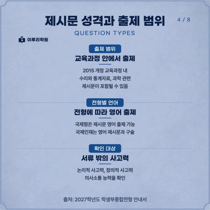 [대치동 학종] 연세대학교(연대) 학생부종합 면접 일정, 스타일, 출제유형, 꿀팁 분석 - 대치 면접 컨설팅 학원 본문 이미지 4