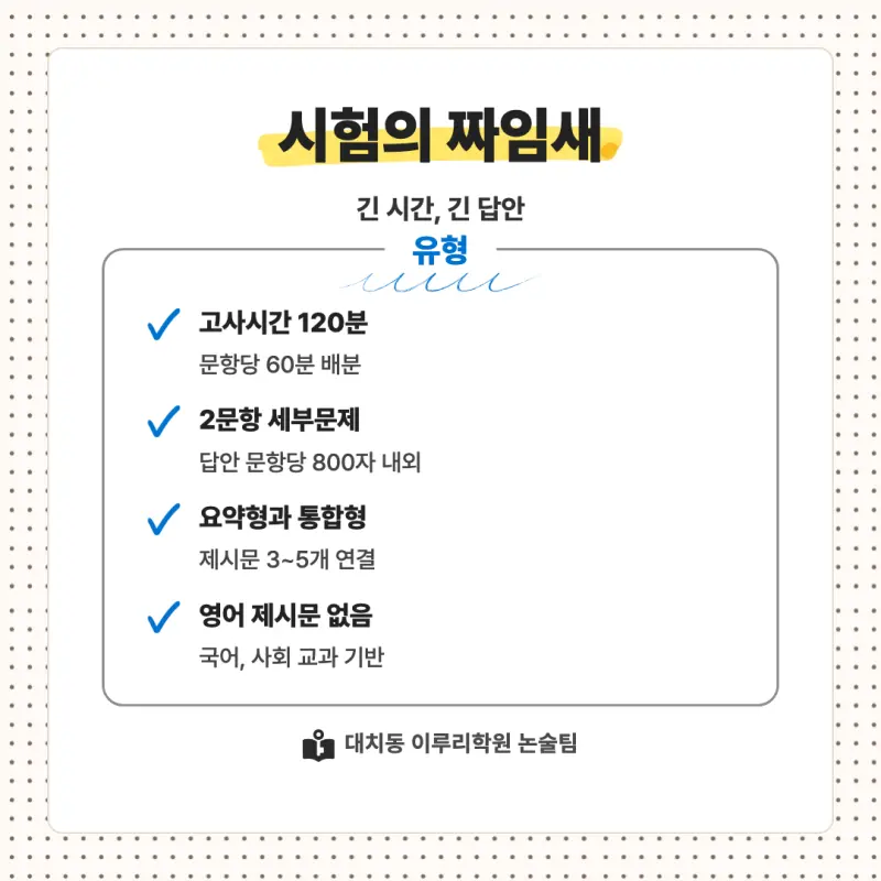 2027 아주대학교(아주대) 대입논술(인문논술) 모집요강, 일정, 유형특성, 출제경향, 경쟁률, 인원, 입결 - 대치동 논술학원 본문 이미지 5