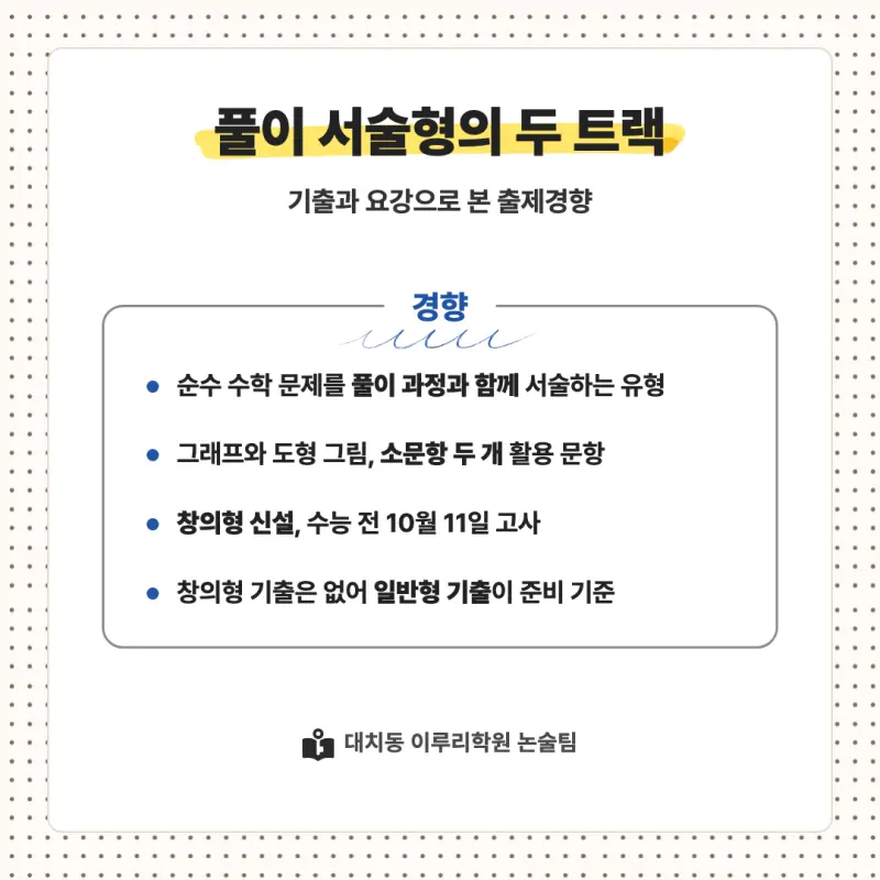 2027 중앙대학교(중앙대) 대입논술(수리논술) 모집요강, 일정, 유형특성, 출제경향, 경쟁률, 인원, 입결 - 대치동 이루리학원 본문 이미지 7