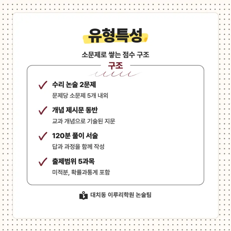 2027 광운대학교(광운대) 대입논술 수리논술 모집요강, 일정, 유형특성, 출제경향, 경쟁률, 인원, 입결 - 대치동 논술학원 본문 이미지 5