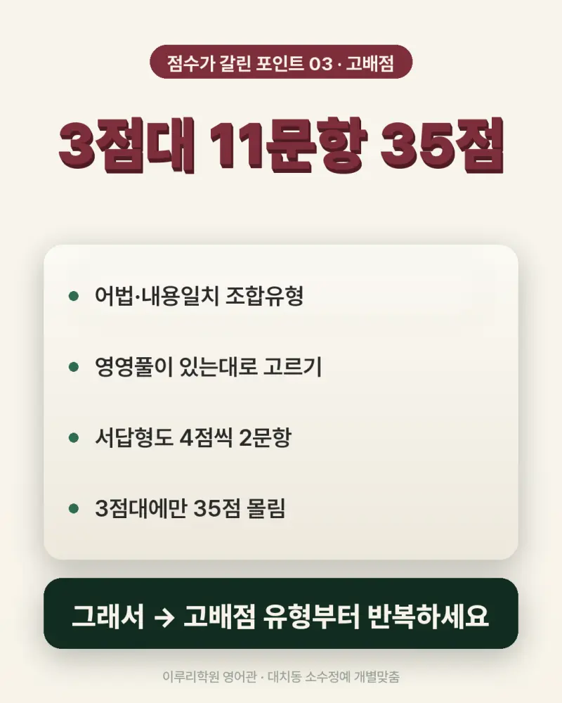 [대치동 영어학원] 경기고 영어 내신 분석 및 대비 방법 - 1학년 1학기 기말고사 + 소수정예 개별맞춤 8주 대비 본문 이미지 8