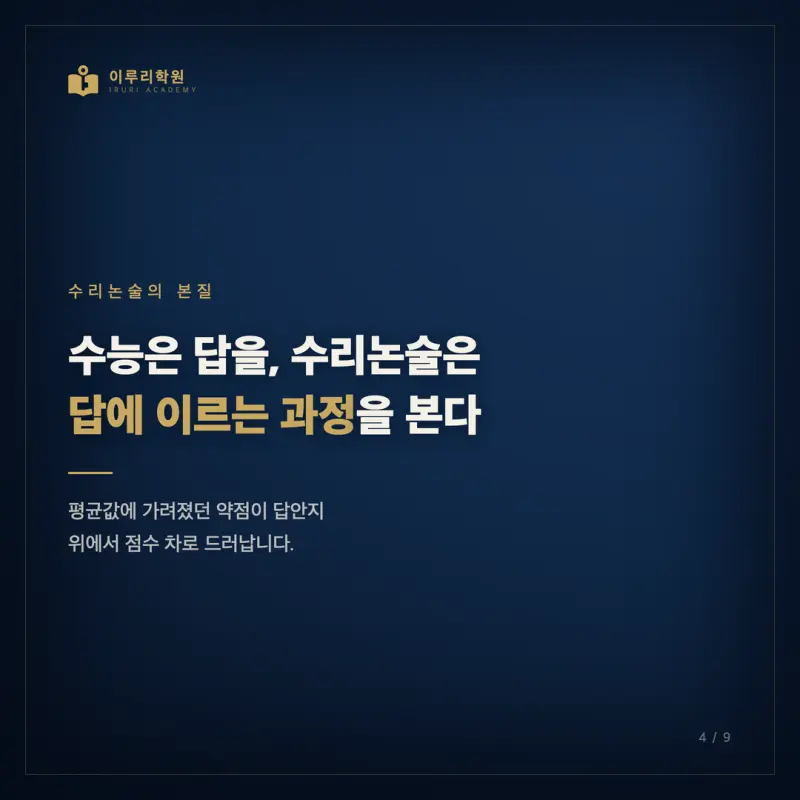 대치동 수리논술학원, 같은 등급인데 왜 수리논술 결과가 갈릴까 본문 이미지 4