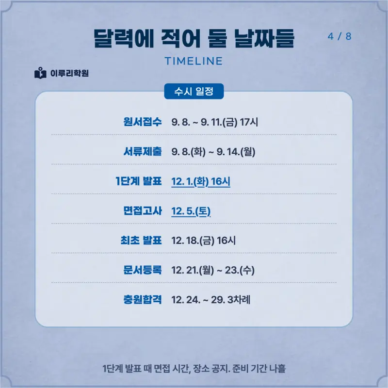 [대치동 학종] 부산대학교(부산대) 학생부종합 면접 일정, 스타일, 출제유형, 꿀팁 분석 - 대치동 면접 수시 컨설팅 학원 본문 이미지 4