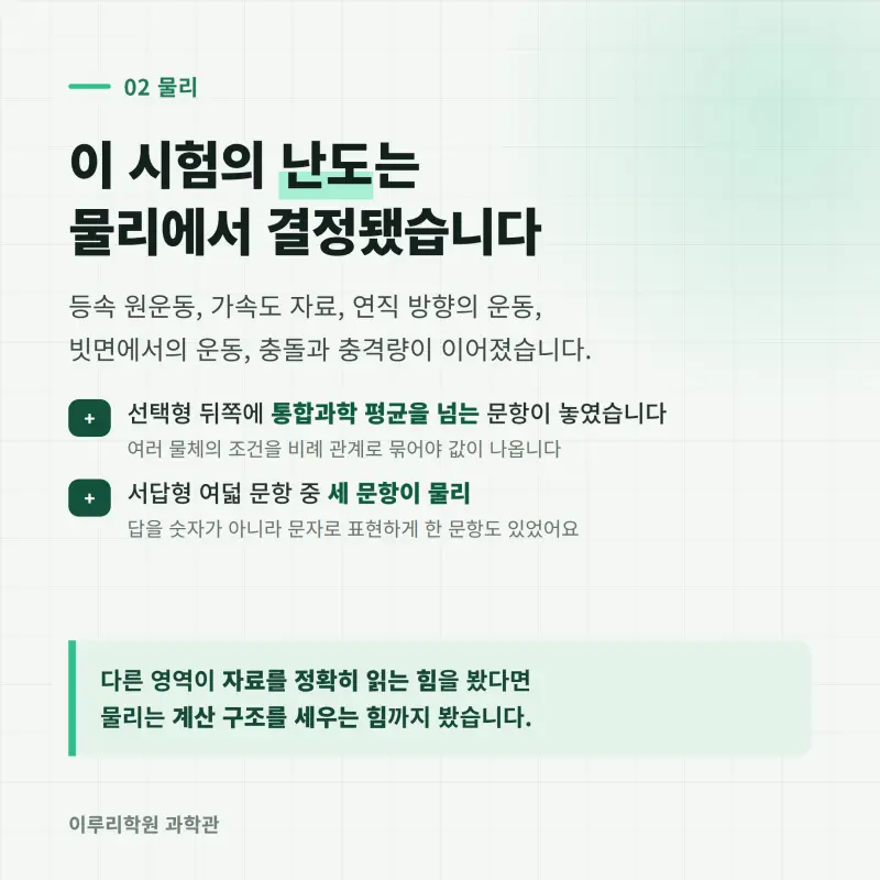 [대치동] 2026 영동일고 1학년 1학기 통합과학 분석 - 이루리학원 본문 이미지 3
