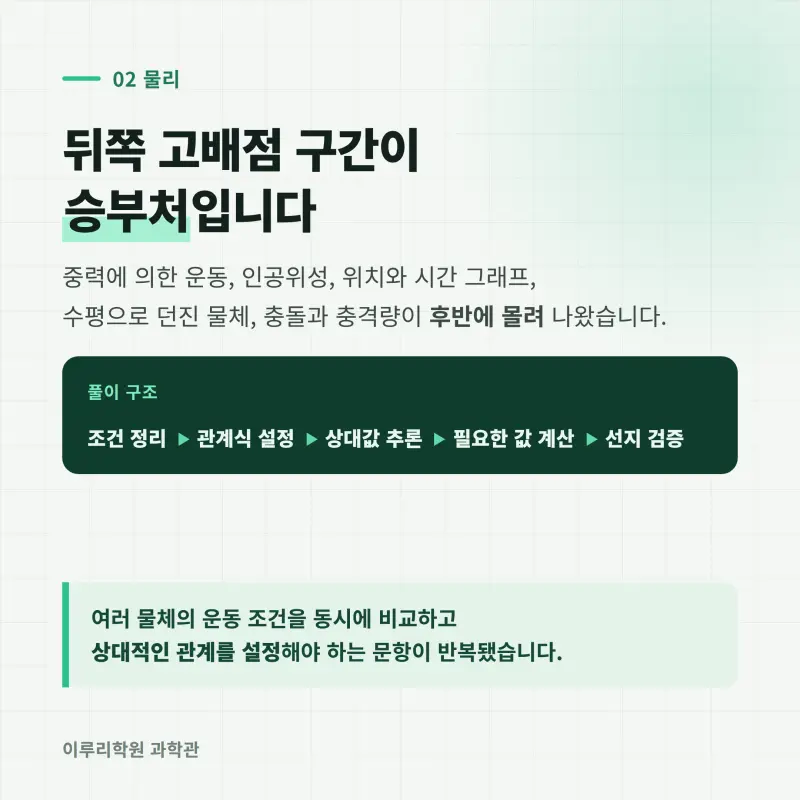 [대치동] 2026 영동고 1학년 1학기 통합과학 분석 - 대치동 내신대비 학원 기말고사 출제 경향과 2학기 대비 방향 본문 이미지 3