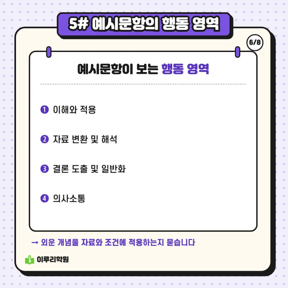 예비고1 과학 1편: 통합과학이 수능 과목이 되며 달라지는 점 - 대치동 과학학원 본문 이미지 6